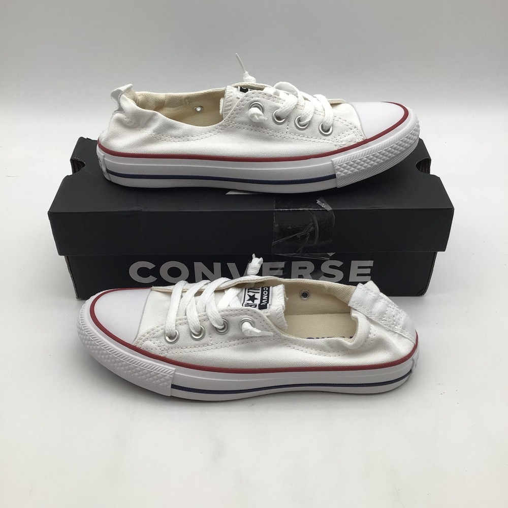 Converse CTAS Shoreline Slip On White Canvas Sneakers 537084F Womens Size 7 NEW
